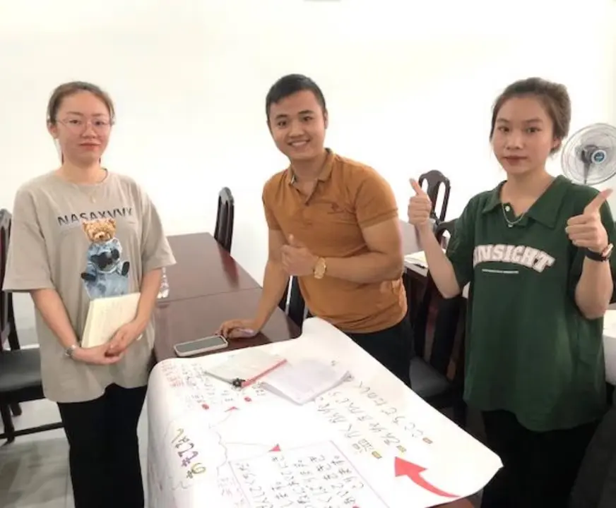 ベトナム学生への日本語学習の支援研修の様子4