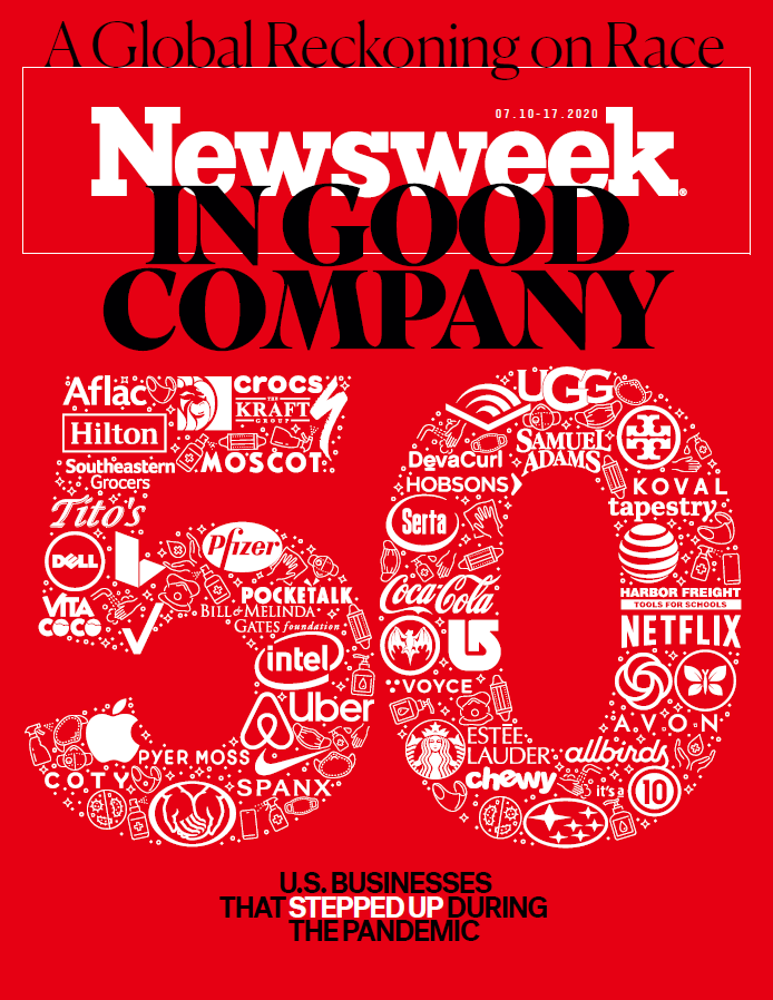 >Newsweek誌の「パンデミックにおけるGood company 50社」に選出